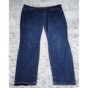 Tommy Hilfiger Jeans Womens Size 6 Regular 6R Skinny Fit Mid Rise Blue Dark Wash